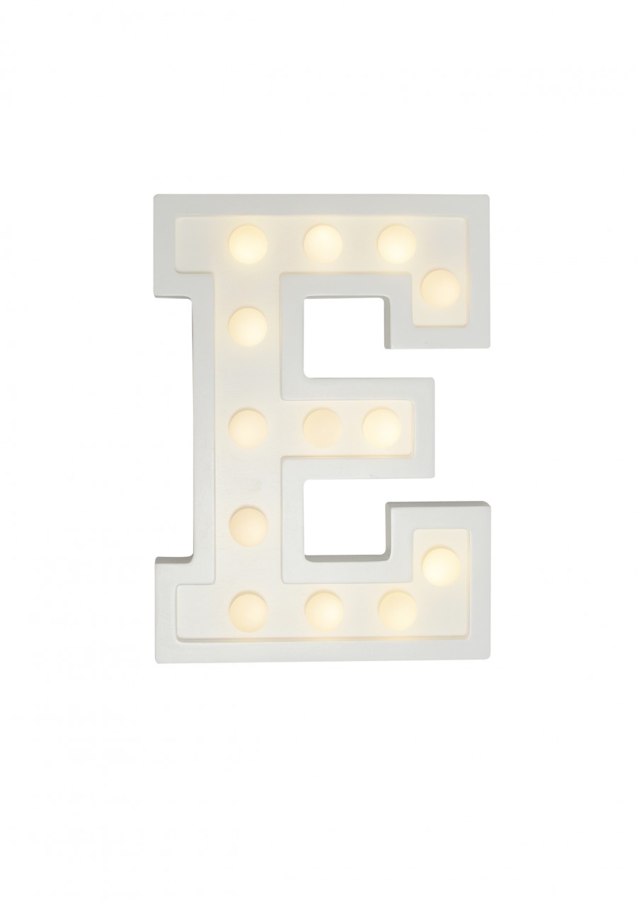 Light letter E PIKU14