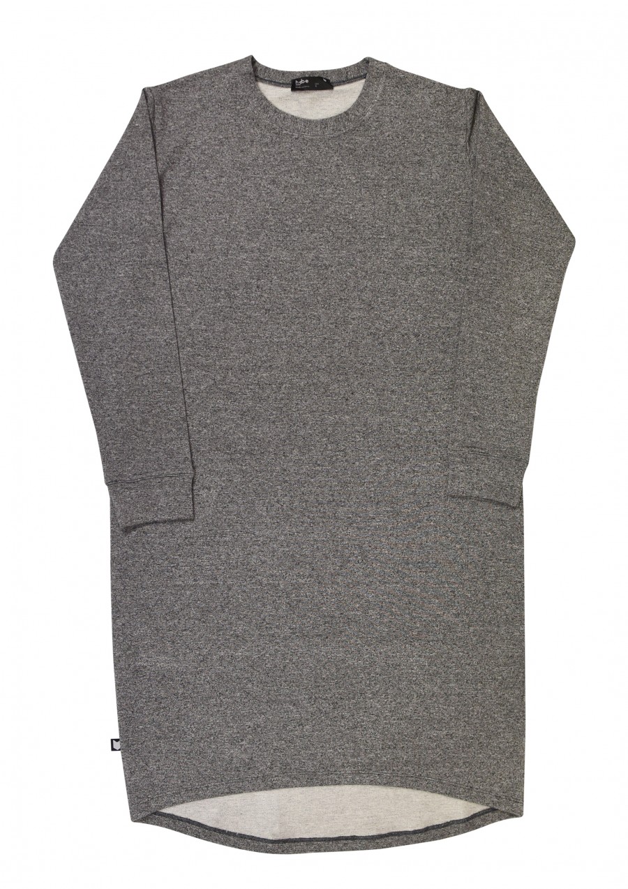 Sweaterdress grey for female FW19166