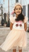 Skirts light pink with tulle 0142_S25094