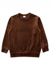 Sweater brown velvet for adult FW21184