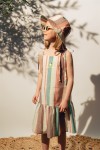 Dress with summer stripes SS23322L