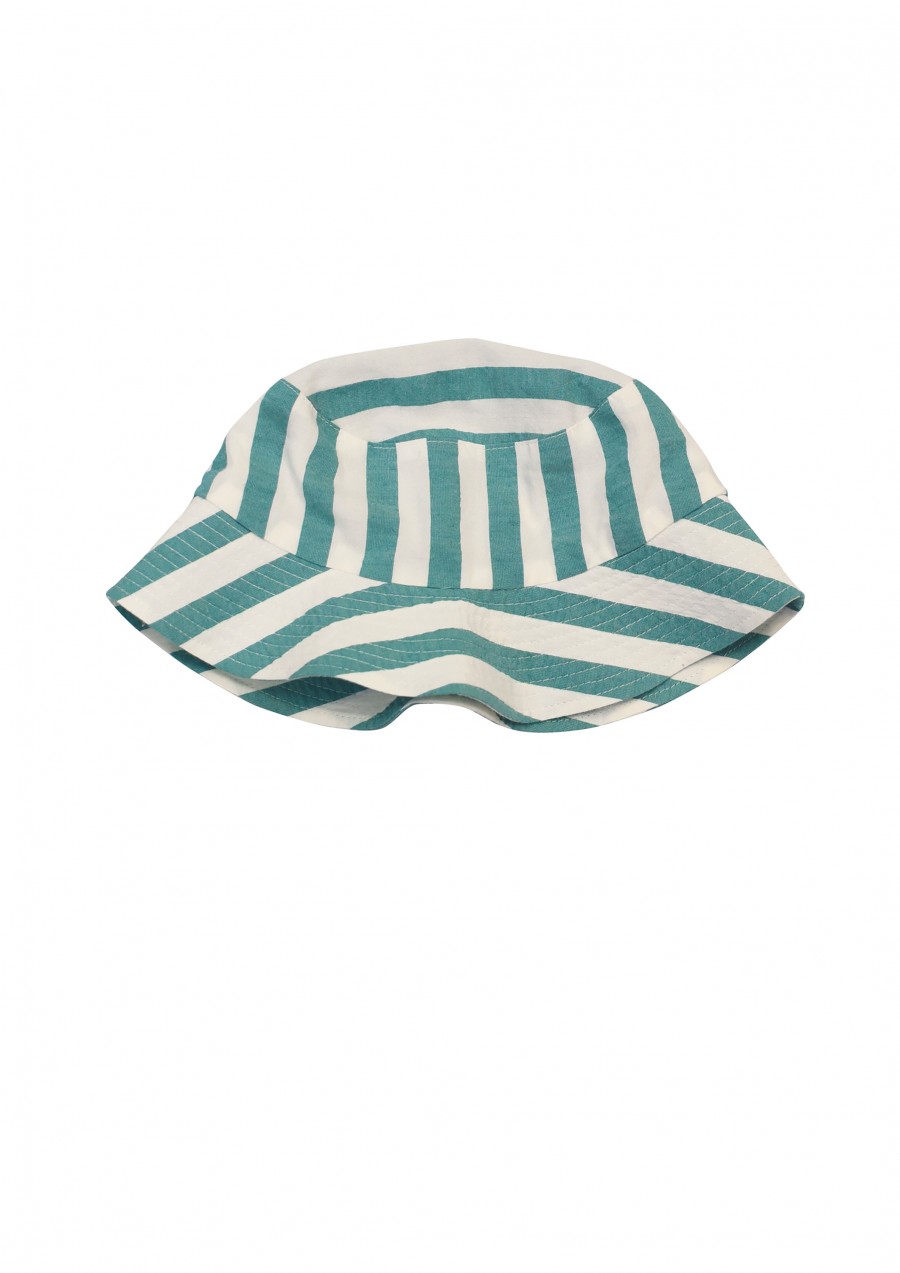 Hat with green stripes SS20001