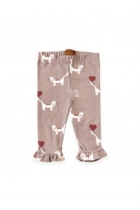 Leggings with all-over cat print