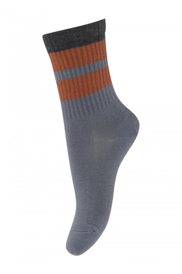 Frej socks, stone blue 79201-0-4222