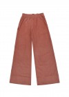 Pants pink corduroy for female FW23347