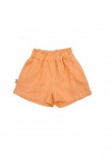 Short light orange linen for girl SS24505