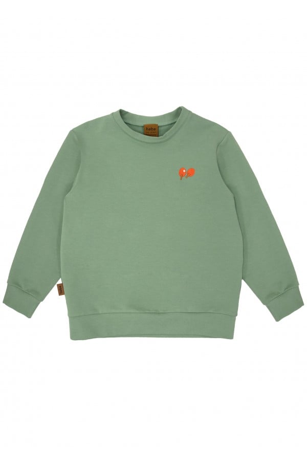 Sweater green with ping pong SS24023L