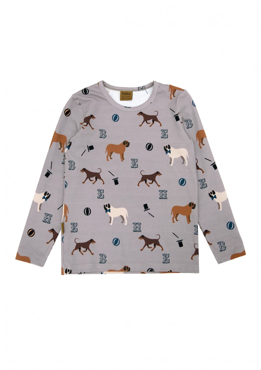 Top with dog print FW23203