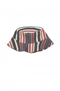 Hat with back to 90's stripes