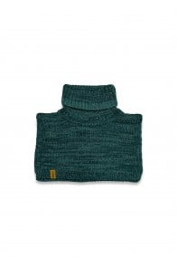 Bib green merino wool