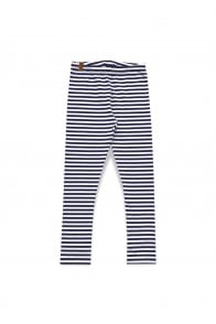 Striped leggings navy blue/ white stripes