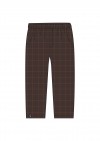 Pants brown checkered FW21113L