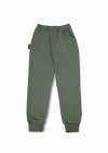 Pants with pockets olive green 0186_F25286