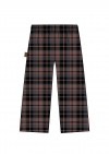 Pants brown checkered flanel FW24219