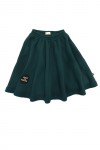 Green skirt with embroidery MSV1000