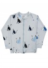 Jacket with lemur print SS180105