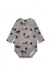 Body with all-over dog print