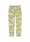 Pants yellow  flower print for female SS21078