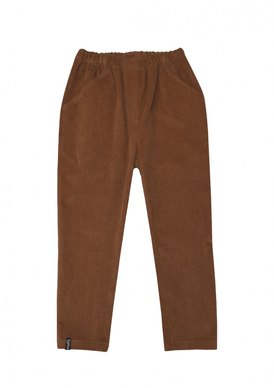 Pants brown corduroy FW21152L