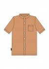 Shirt light brown muslin SS21172