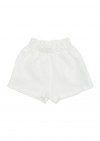 White linen shorts SS180128