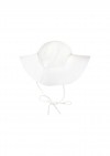 Sun hat white linen for girls SS21340