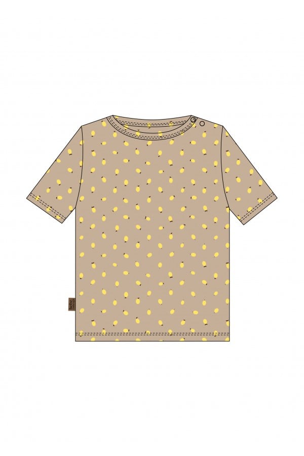 Top with small lemon allover print 0105_S25232