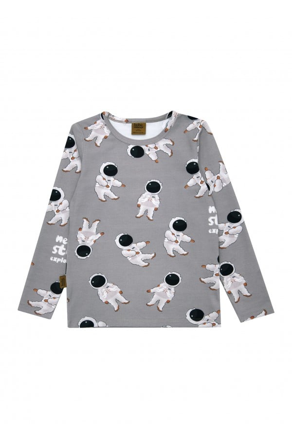 Top with allover astronout print FW24013