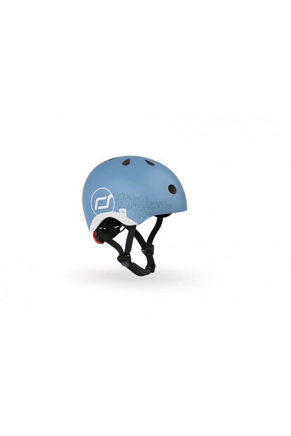 Scoot and Ride reflective helmet Steel XXS-S SR96495XXS-S