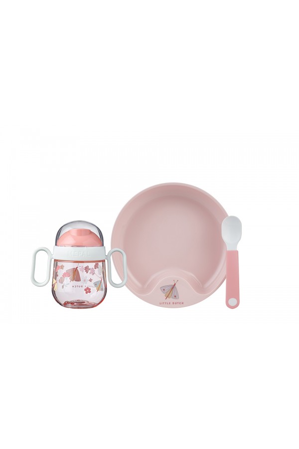 Little Dutch Baby dinnerware 3-piece set ' Flowers & Butterflies' LD108040065243