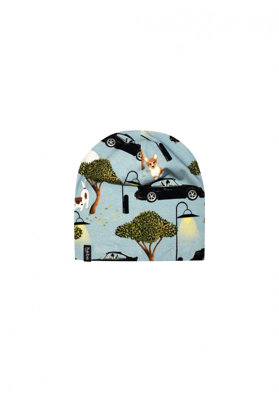 Hat with evening ride print FW21267