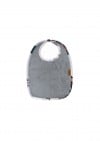 Baby bib grey terry loop SS23446