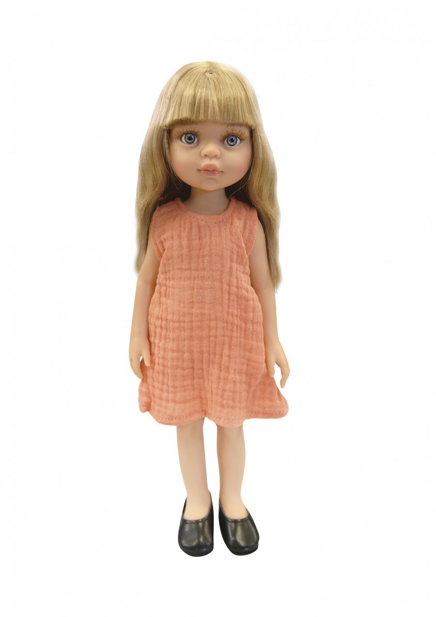 Minikane x Paola Reina doll Amigas Carla with Iva dress PA34701-2