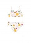 Swimsuit with floral and fruit print SS23258