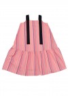 Dress pink with stripes and frill SS20061