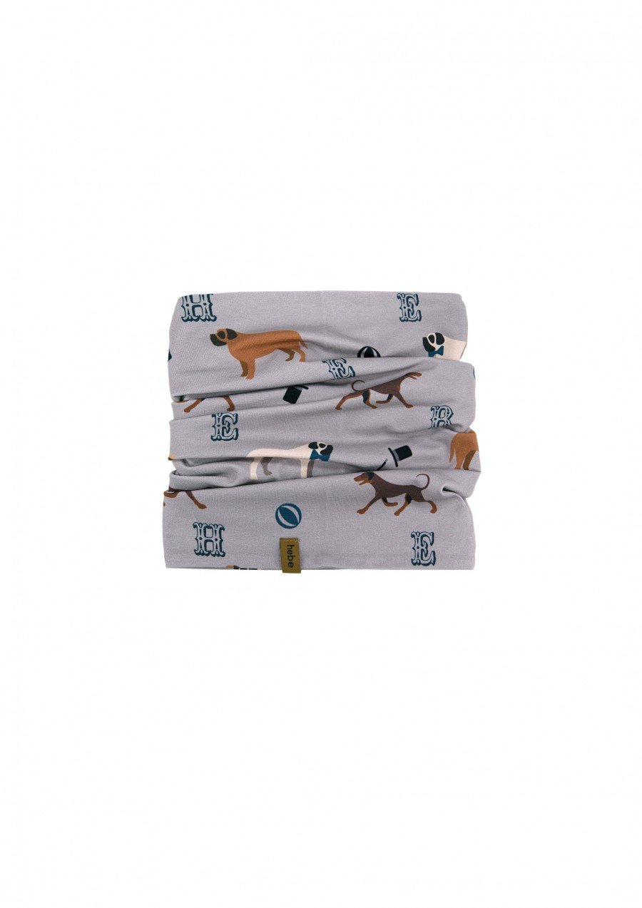 Scarf wit dog print FW23196