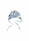 Hat with ears and blue animal print SS21293