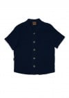 Shirt dark blue muslin SS24232L