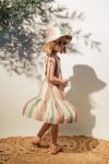 Dress with summer stripes SS23322L