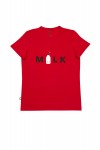 Female top red with MILK FW18180
