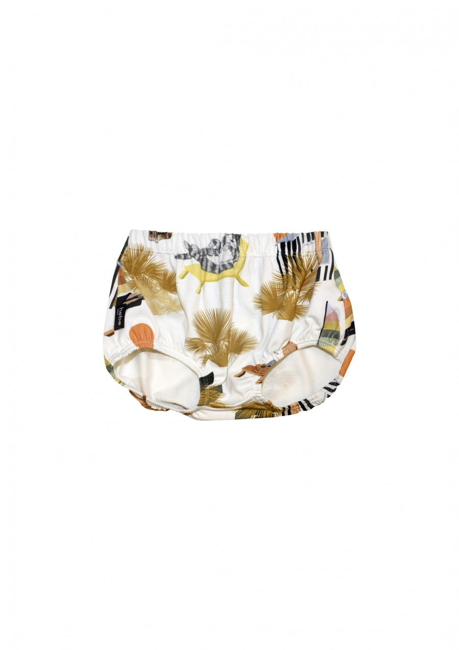 Bloomers with white animal print SS21209