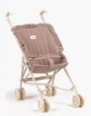 Minikane baby stroller for dolls in cotton, dusty pink 10.10.221