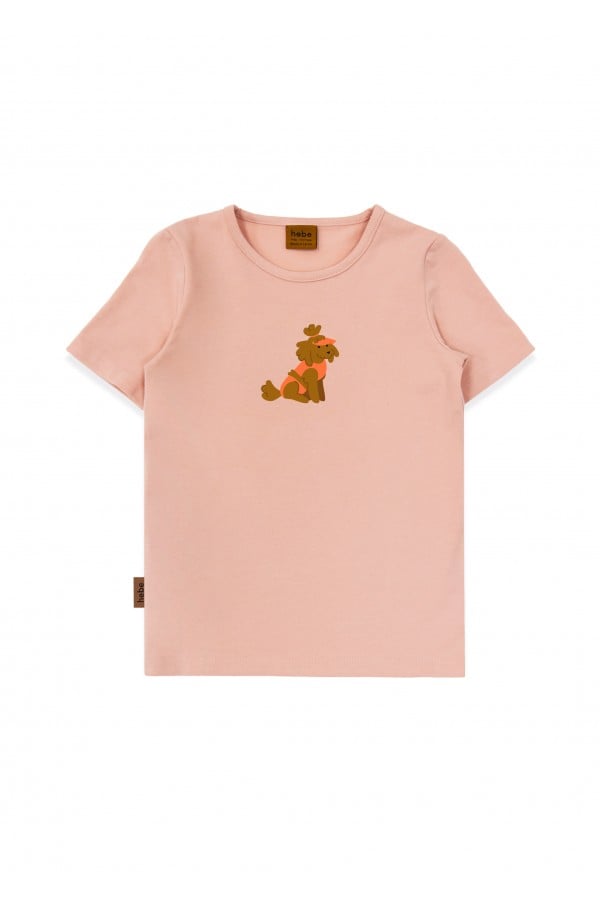 Top pink with dog SS24173