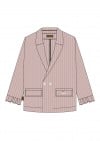 Jacket corduroy dusty pink 0309_F25139