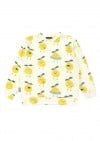 Sweater terry loop with lemons print SS23269