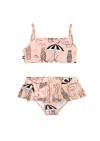 Bikini with skirt, pink pool print SS20180