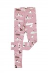 Pink leggings with penguins and seals MLE1007