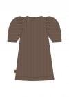 Dress taupe corduroy, women FW24190