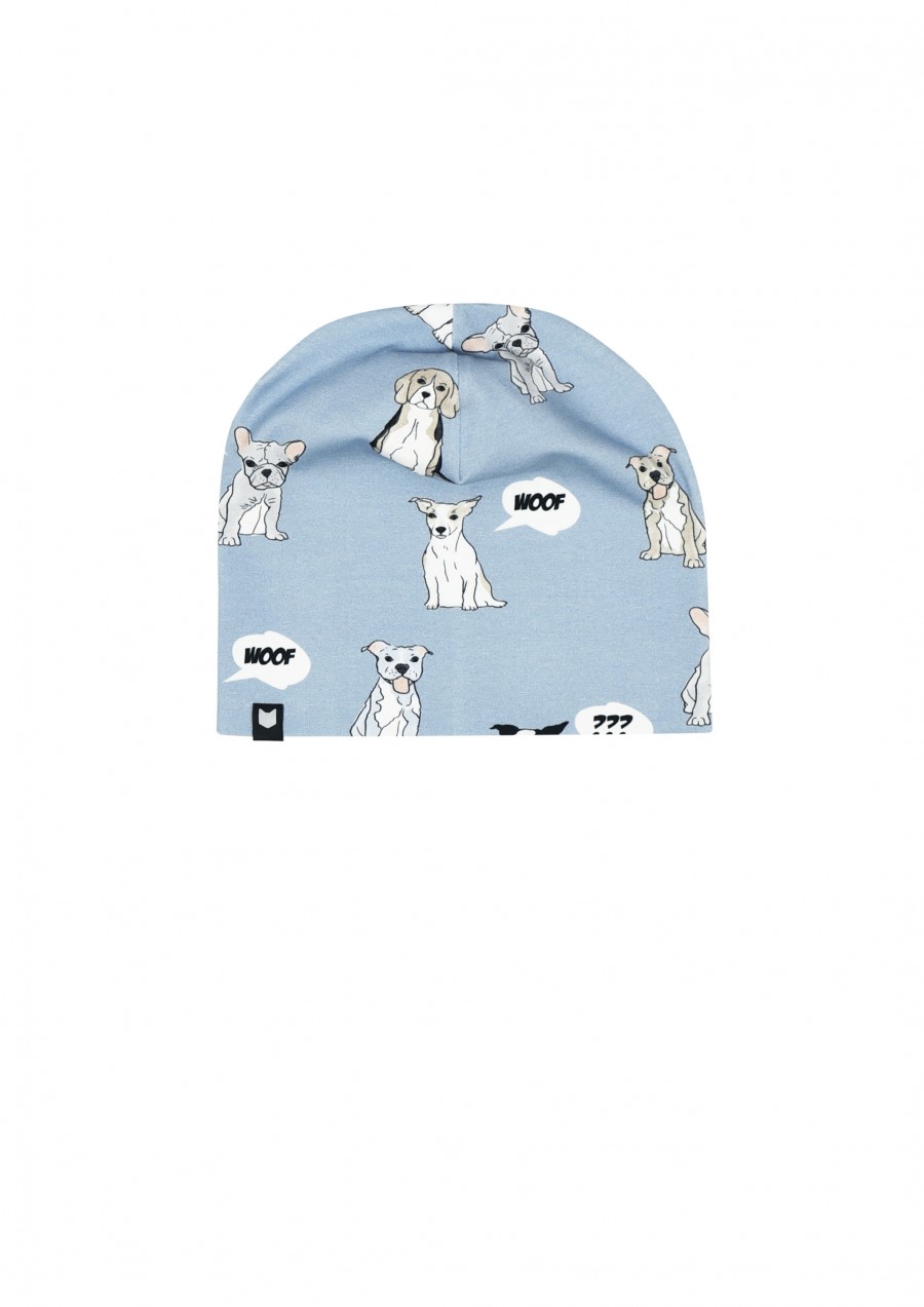 Hat blue with dog print SS19039