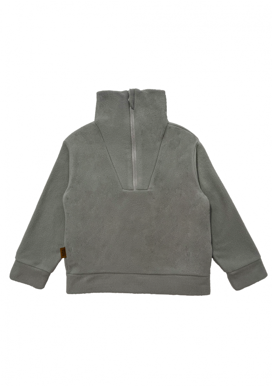 Kids sweater fleece light grey FW24273